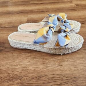 Loeffler Randall Plaid Espadrille Sandals